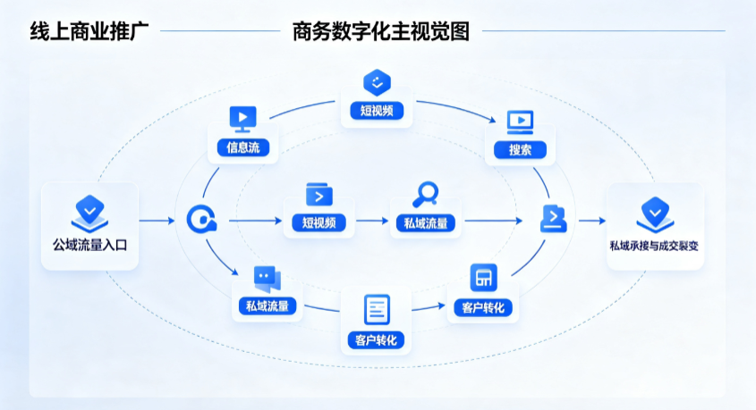 怀柔区线上商业推广怎么做？全域流量闭环搭建与低成本转化实战指南